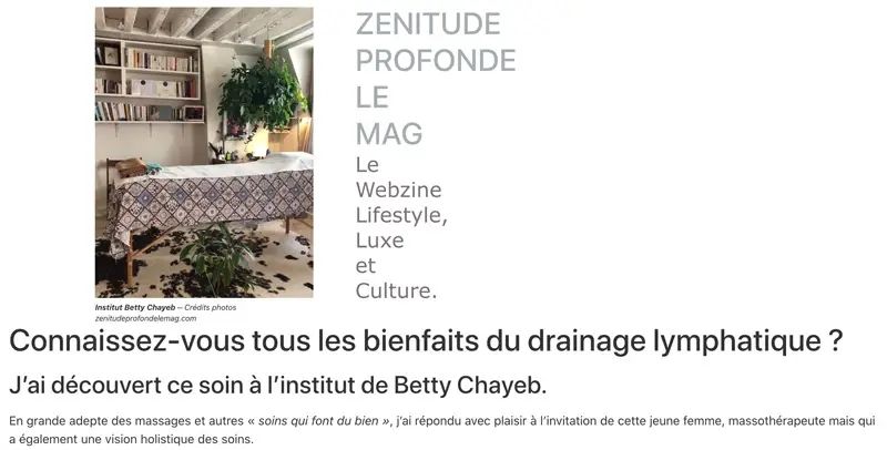 Blog Zenitude profonde